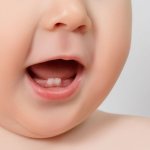 When does a baby&#39;s first teeth erupt?