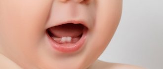 Когда прорезываются первые зубы у малыша