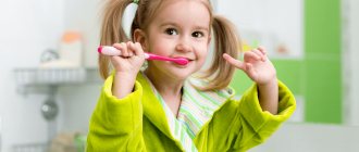 choosing a toothbrush for a child